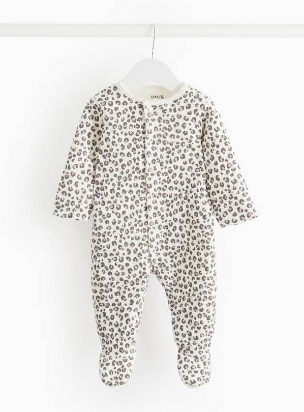 Leopard Printed 2.5 Tog Sleepsuit  12-18 months